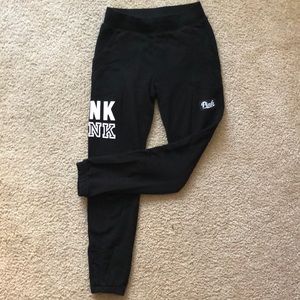 VS PINK Black Jogger Sweatpants size XS